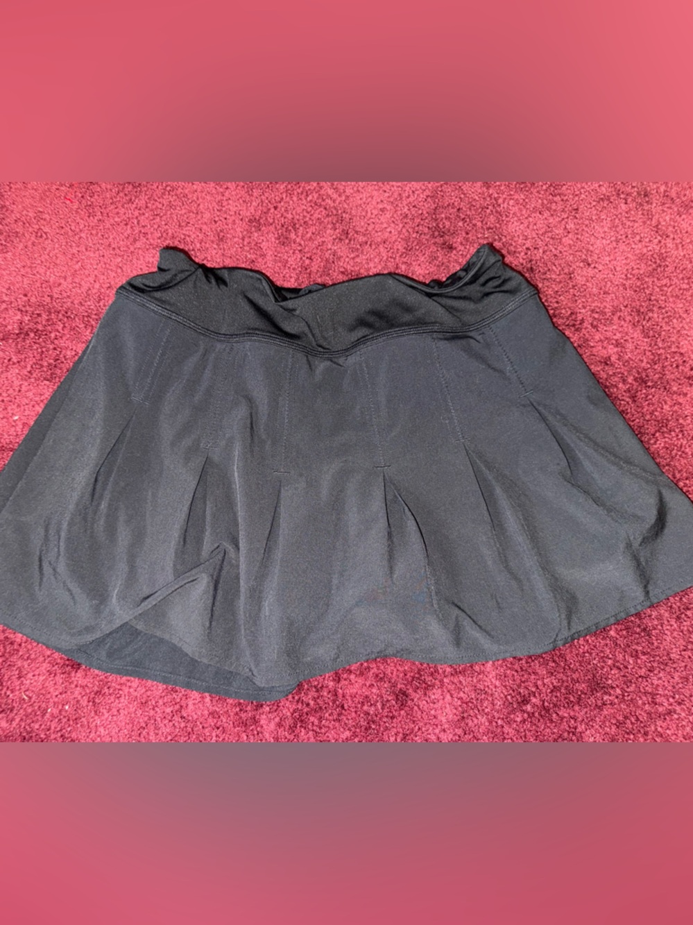 Athleta women’s black golf tennis pickleball skirt pleated XS